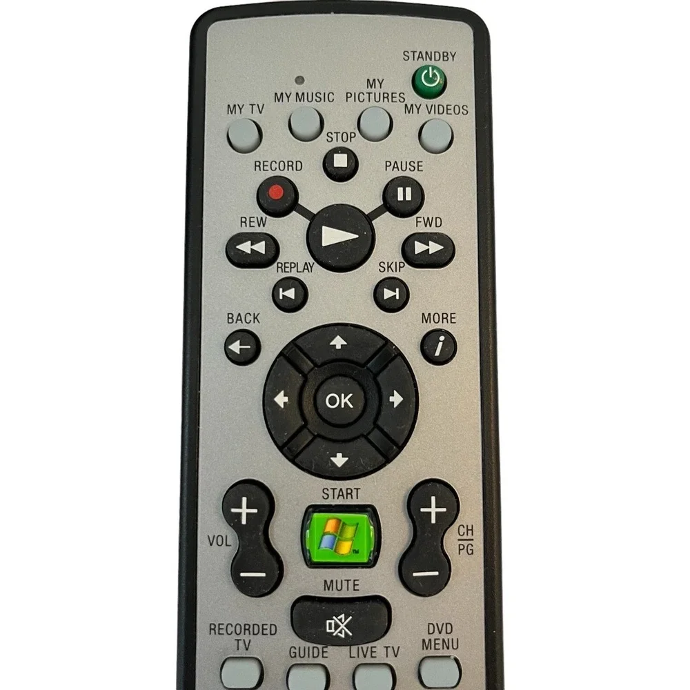 Sony Vaio PC Remote Control RM-MC10 RC6-IR Genuine OEM Black Silver Media Center
